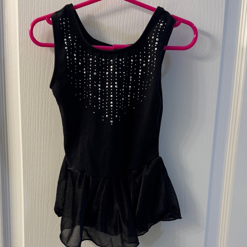 Cat & Jack Black Costume Dress with Rhinestones